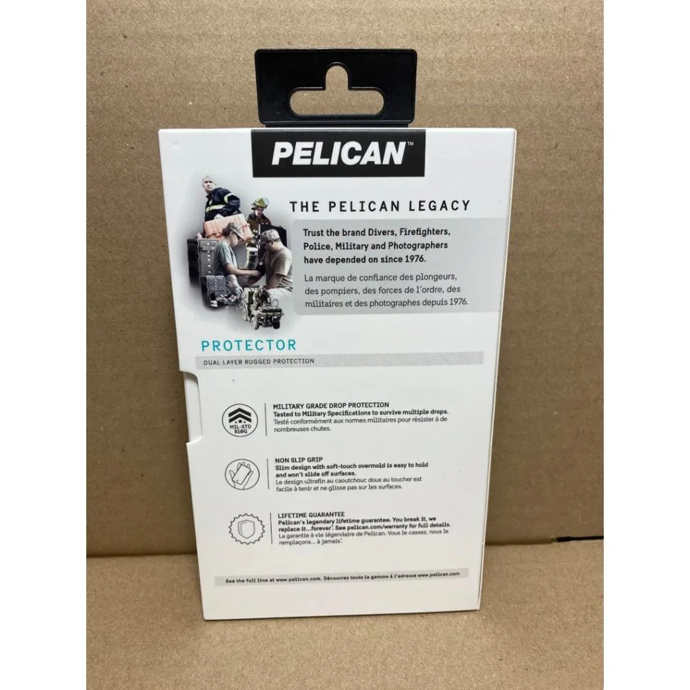 Galaxy S9 Case‎ Pelican Protector Slim Dual Layer soft touch Aqua Gray